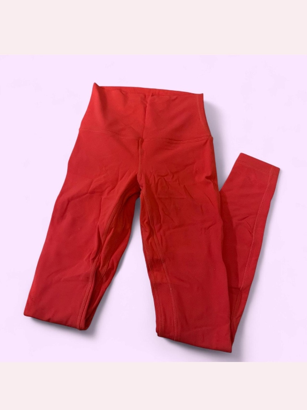 Lululemon Red Align Leggings Size 2